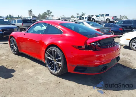 2020 Porsche 911 Carrera из США, поврежденный, VIN WP0AA2A97LS205866